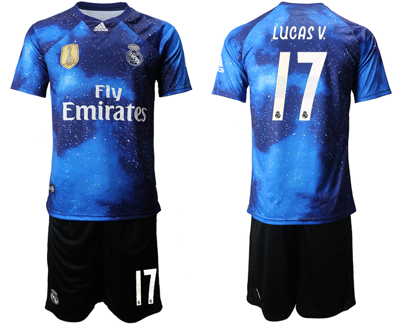 2019-20 Real Madrid 17 LUCAS V. Away Soccer Jersey