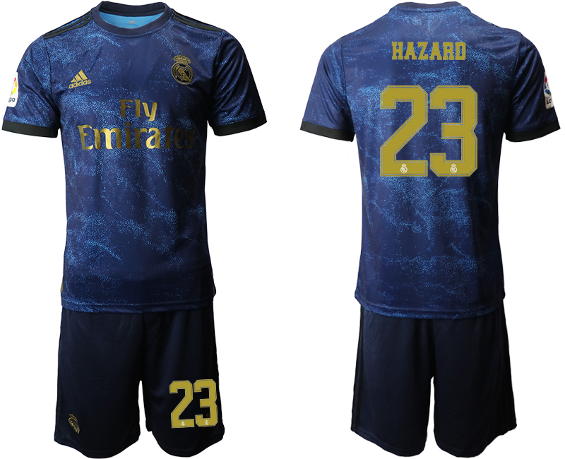 2019-20 Real Madrid 23 HAZARD Third Away Soccer Jersey.