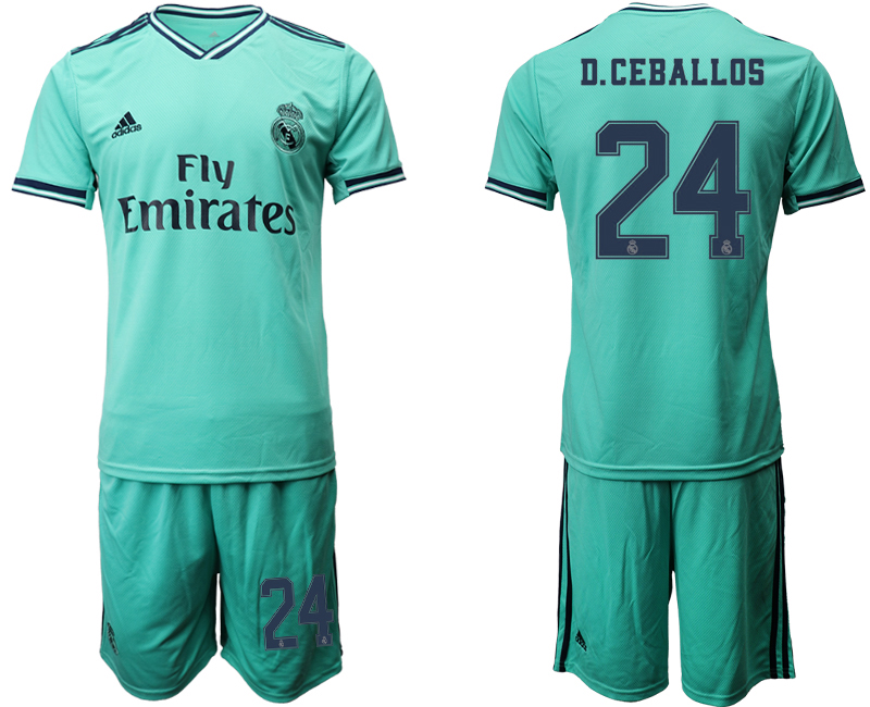 2019-20 Real Madrid 24 D.CEBALLOS Third Away Soccer Jersey