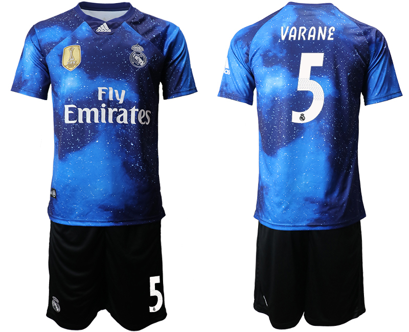 2019-20 Real Madrid 5 VARANE Away Soccer Jersey