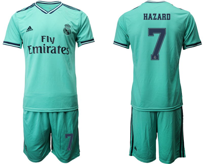 2019-20 Real Madrid 7 HAZARD Third Away Soccer Jersey