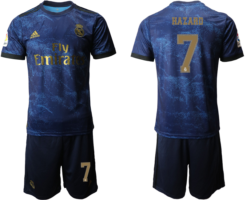 2019-20 Real Madrid 7 HAZARO Third Away Soccer Jersey