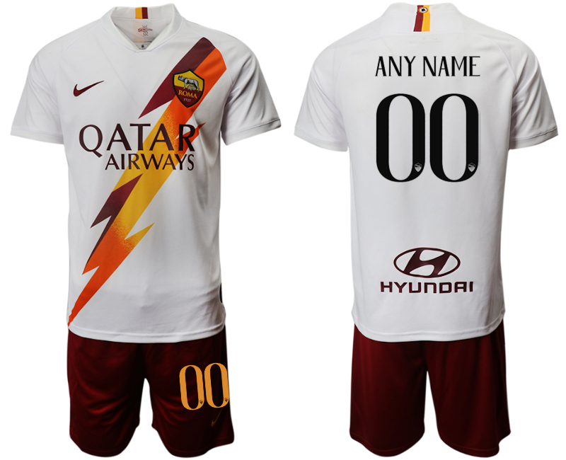 2019-20 Roma Customized Away Soccer Jersey