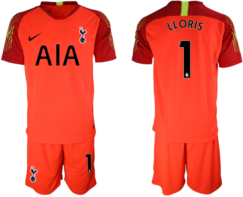 2019-20 Tottenham Hotspur 1 LLORIS Football Club Red Goalkeeper Soccer Jersey