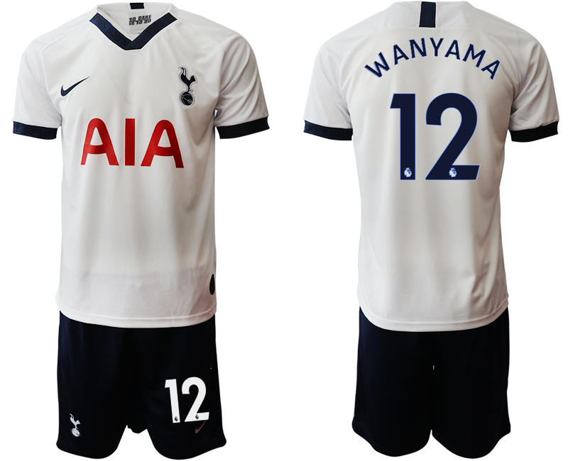 2019-20 Tottenham Hotspur 12 WANYAMA Home Soccer Jersey