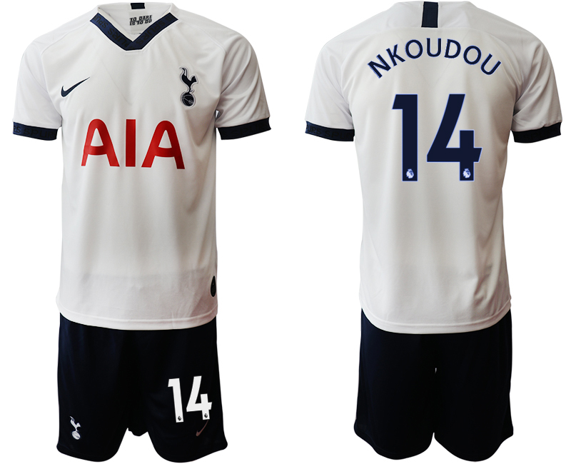 2019-20 Tottenham Hotspur 14 NKOUDOU Home Soccer Jersey