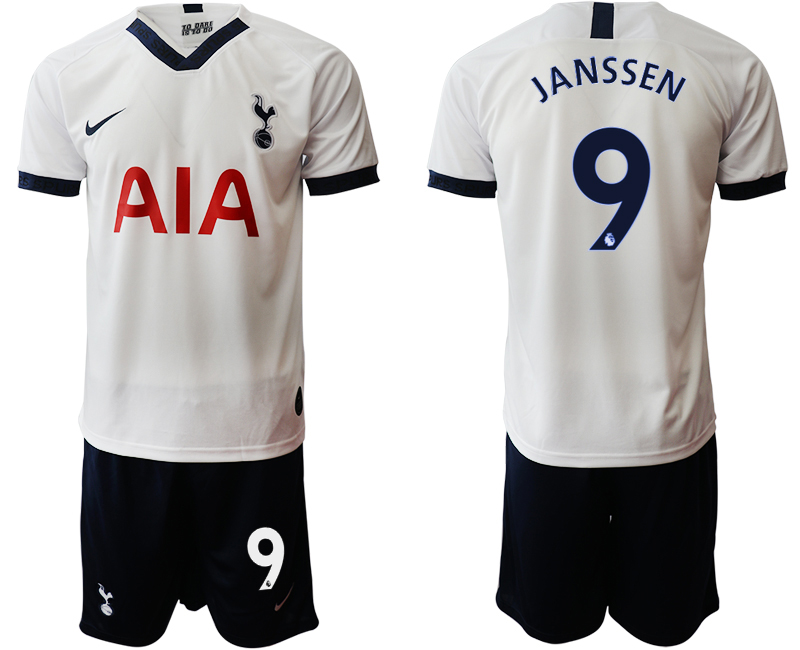 2019-20 Tottenham Hotspur 9 JANSSEN Home Soccer Jersey