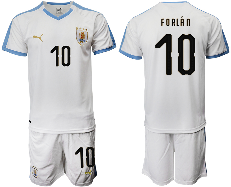 2019-20-Uruguay-10-FORLAN-Away-Soccer-Jersey