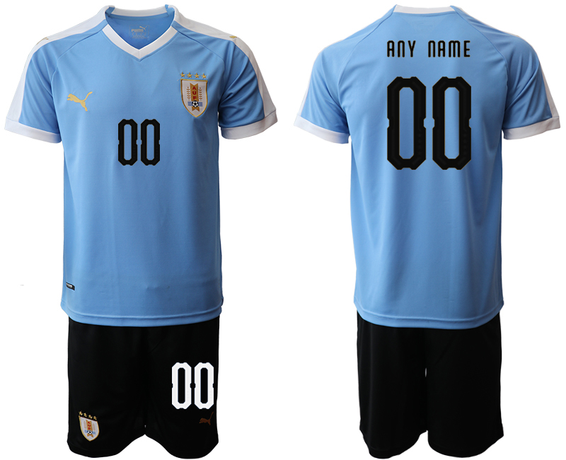 2019-20-Uruguay-Customized-Home-Soccer-Jersey