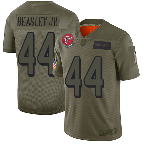 Nike Falcons #44 Vic Beasley Jr Camo Men's Stitched NFL Limited 2019 Salute To Service Jersey