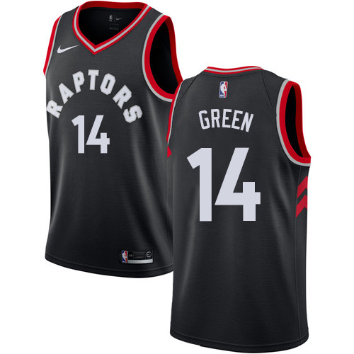 Nike Raptors #14 Danny Green Black NBA Swingman Statement Edition Jersey