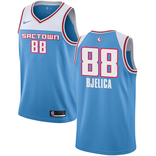 Nike Kings #88 Nemanja Bjelica Blue NBA Swingman City Edition Jersey