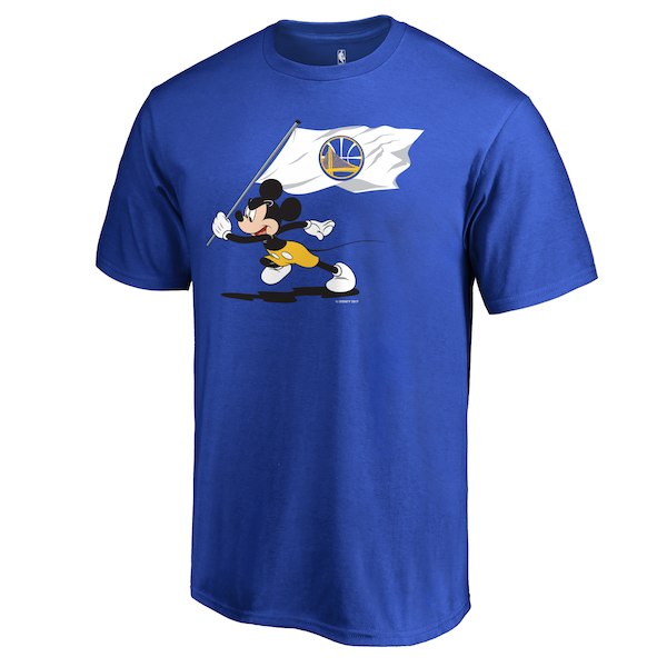 Men's Golden State Warriors Fanatics Branded Royal Disney Fly Your Flag T-Shirt