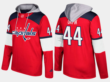 Adidas Washington Capitals 44 Brooks Orpik Name And Number Red Hoodie