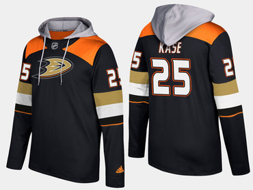 Adidas Anaheim Ducks 25 Ondrej Kase Name And Number Black Hoodie