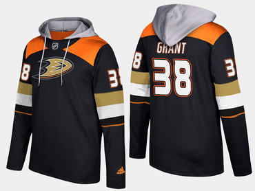 Adidas Anaheim Ducks 38 Derek Grant Name And Number Black Hoodie