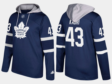 Adidas Toronto Maple Leafs 43 Nazem Kadri Name And Number Royal Hoodie