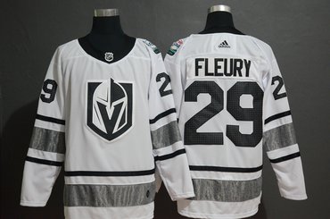 Men's Vegas Golden Knights 29 Marc-Andre Fleury White 2019 NHL All-Star Game Adidas Jersey