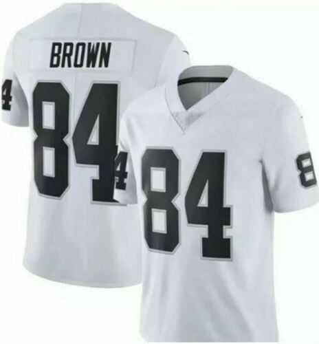 Men's Oakland Raiders 84 Antonio Brown White Vapor Untouchable Limited Jersey