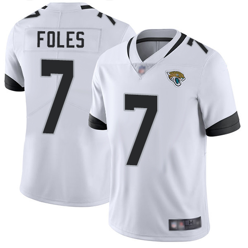 Nike Jacksonville Jaguars 7 Nick Foles White Vapor Untouchable Limited Jersey