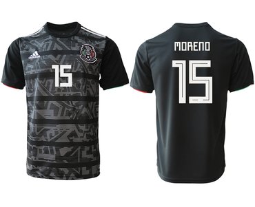 2019 Mexico #15 Moreno Away Soccer Thailand Jersey