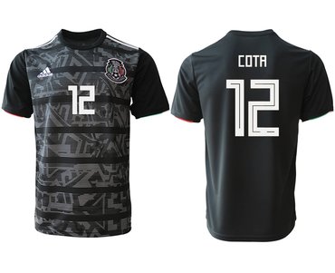 2019 Mexico #12 Cota Away Soccer Thailand Jersey