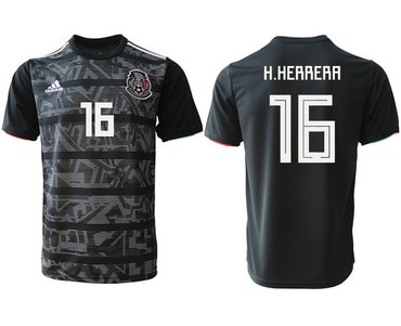 2019 Mexico #16 H.Herrera Away Soccer Thailand Jersey