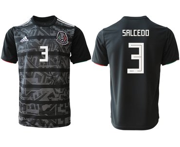 2019 Mexico #3 Salcedo Away Soccer Thailand Jersey