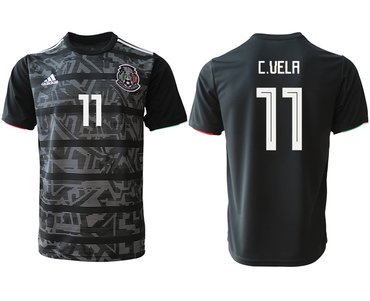 2019 Mexico #11 C.Vela Away Soccer Thailand Jersey