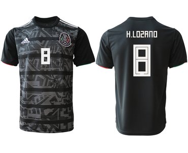 2019 Mexico #8 H.Lozano Away Soccer Thailand Jersey