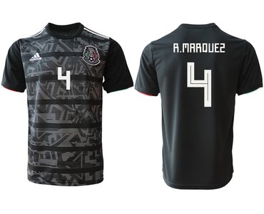 2019 Mexico #4 R.Marquez Away Soccer Thailand Jersey