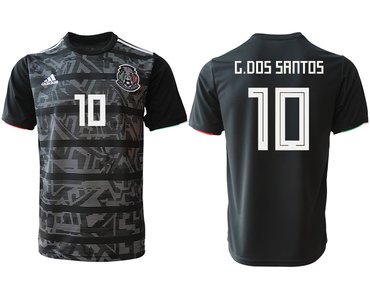 2019 Mexico #10 G.Dos Santos Away Soccer Thailand Jersey