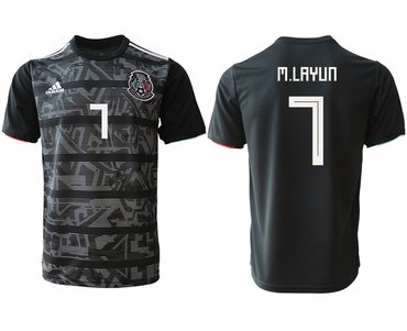 2019 Mexico #7 M.Layun Away Soccer Thailand Jersey