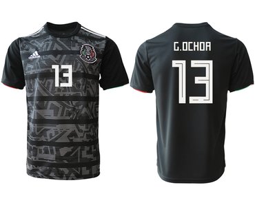 2019 Mexico #13 G.Ochoa Away Soccer Thailand Jersey