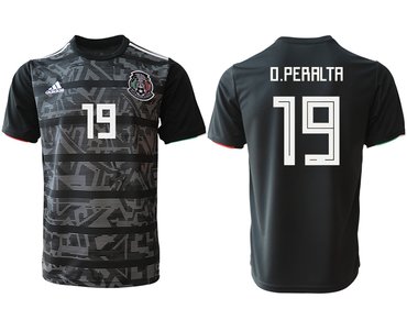 2019 Mexico #19 O.Peralta Away Soccer Thailand Jersey