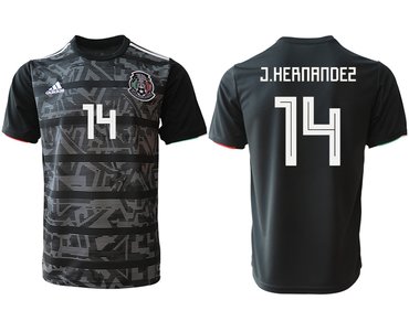 2019 Mexico #14 J.Hernandez Away Soccer Thailand Jersey