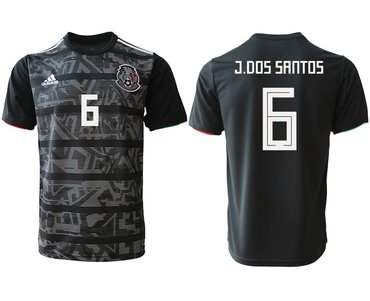 2019 Mexico #6 J.Dos Santos Away Soccer Thailand Jersey