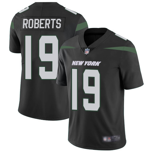 New York Jets #19 Andre Roberts Black Alternate Men's Stitched Football Vapor Untouchable Limited Jersey