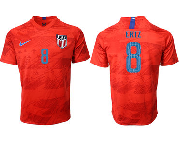 2019-20 USA 8 ERTZ Away Thailand Soccer Jersey