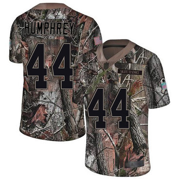 Ravens #44 Marlon Humphrey Camo Men's Stitched Football Limited Rush Realtree Jersey