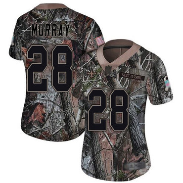 Saints #28 Latavius Murray Camo Women's Stitched Football Limited Rush Realtree Jersey