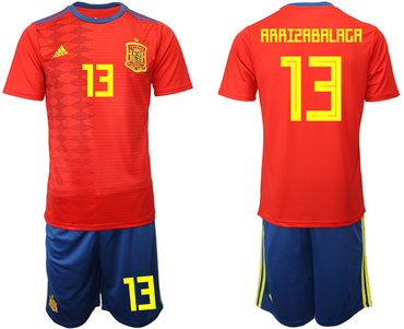 2019-20 Spain 13 ARRISABALAGA Home Soccer Jersey