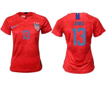 2019-20 America 13 JONES Away Women Soccer Jersey