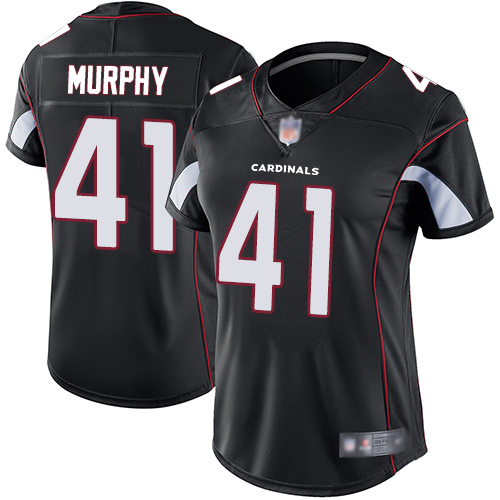 Cardinals #41 Byron Murphy Black Alternate Women's Stitched Football Vapor Untouchable Limited Jersey