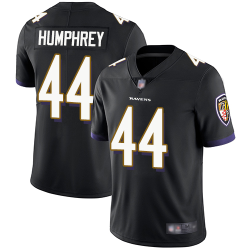 Ravens #44 Marlon Humphrey Black Alternate Youth Stitched Football Vapor Untouchable Limited Jersey