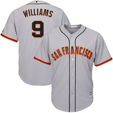 Giants #9 Matt Williams Grey Road Cool Base Stitched Youth Baseball Jersey