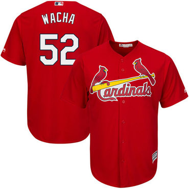 Cardinals #52 Michael Wacha Red Cool Base Stitched Youth Baseball Jersey