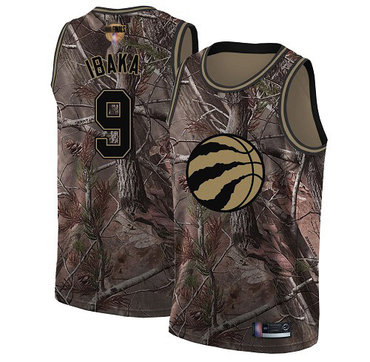 Raptors #9 Serge Ibaka Camo 2019 Finals Bound Basketball Swingman Realtree Collection Jersey