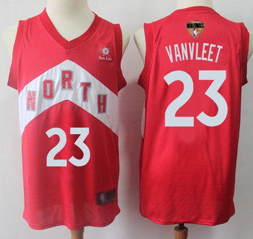 Raptors #23 Fred VanVleet Red 2019 Finals Bound Basketball Swingman Earned Edition Jersey