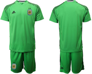 2019-20 Argentina Green Goalkeeper Soccer Jersey